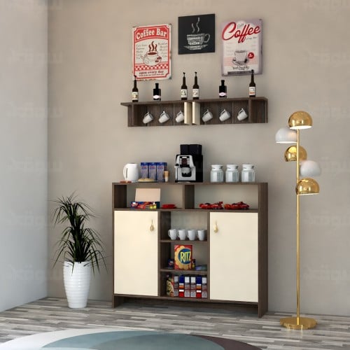 ركن قهوة بني وبيج - موديل RC02 (نسخة)